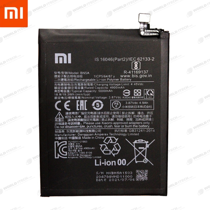 Batterie COMPATIBLE Xiaomi Redmi Note 10 5G BN5A