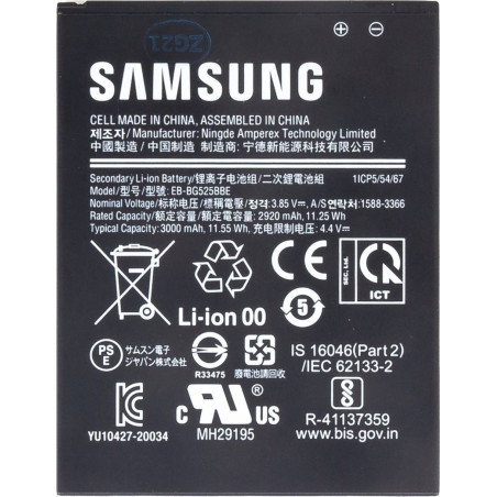 Batterie OFFICIELLE Samsung Xcover Xcover 5 SM-G525F GH43-05060A / EB-BG525BBE