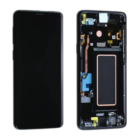 Ecran + chassis reconditonné origine Samsung Noir S9 Plus SM-G965F