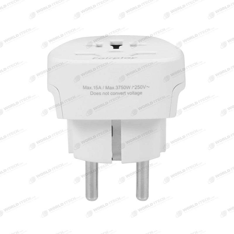 Adaptateur secteur voyage (Monde vers france)