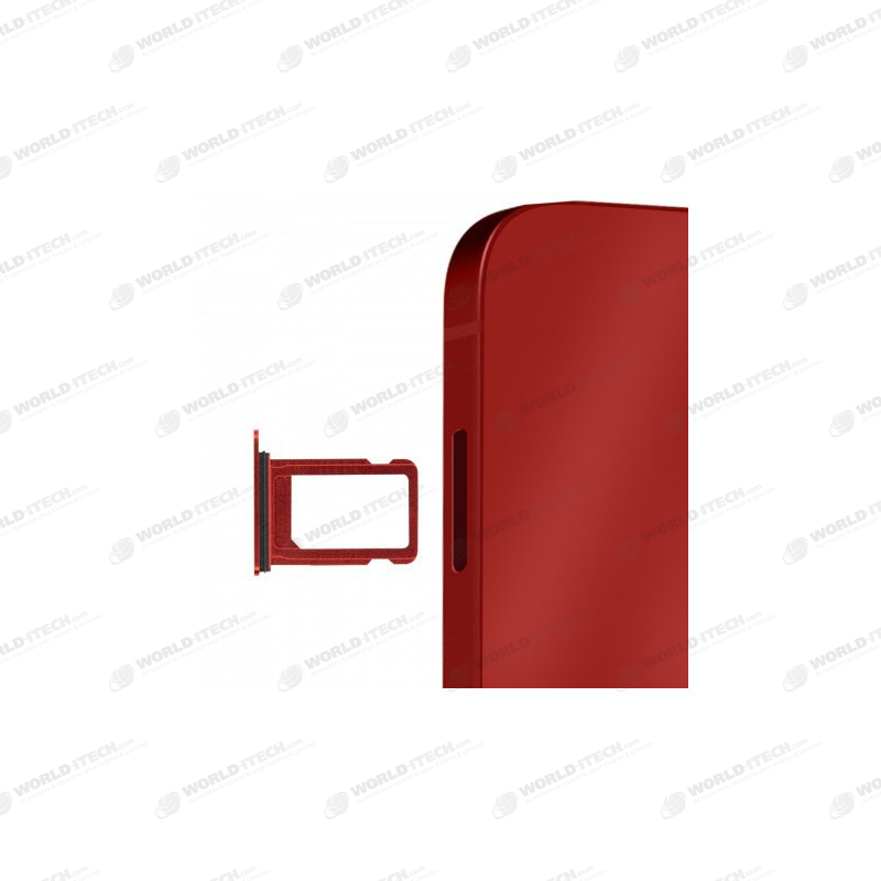 Tiroir Support Carte SIM couleur Rouge RED iPhone 13 / 13 Mini