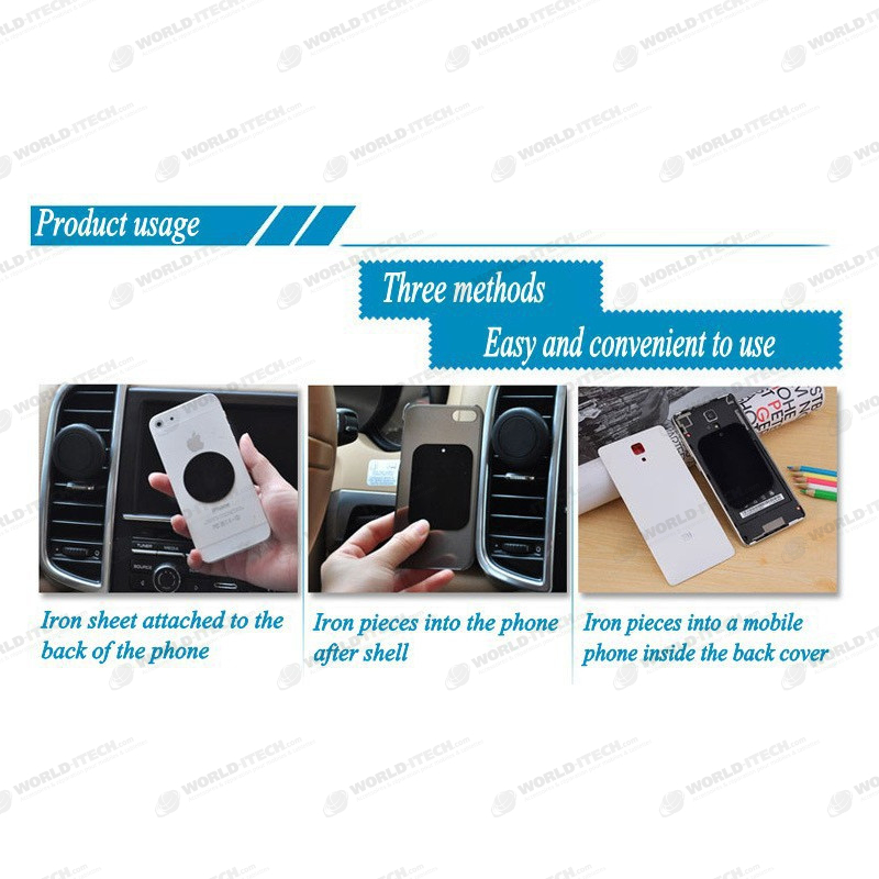 Support voiture grille aération aimanté iPhone samsung