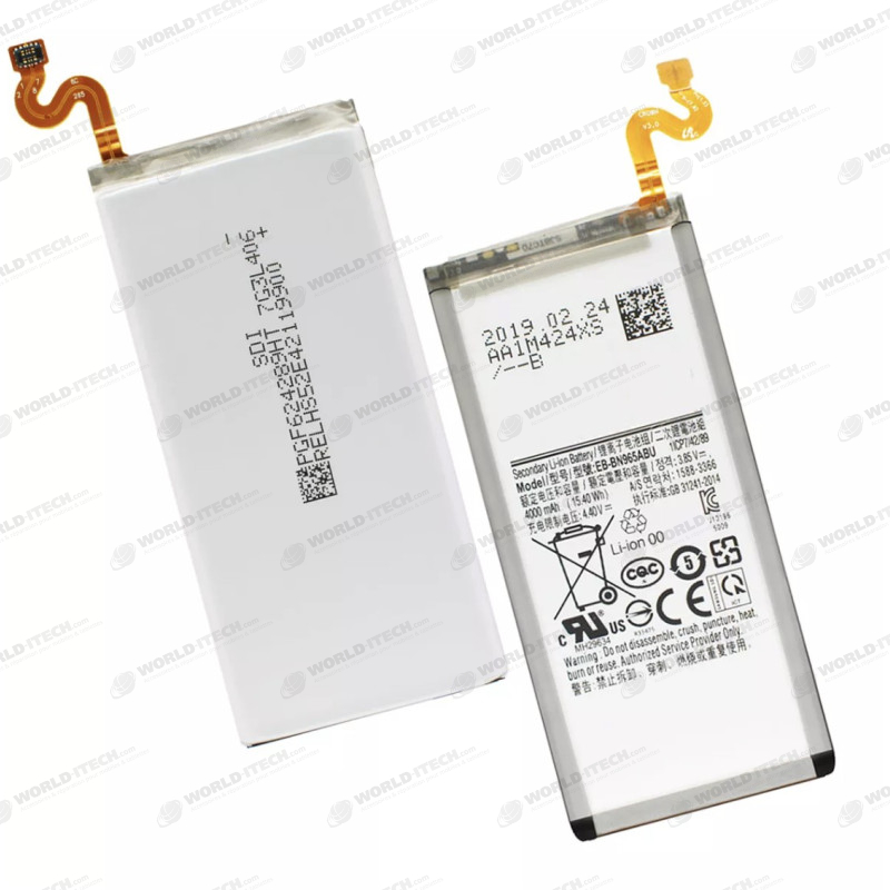 Batterie Interne compatible 4000mAh Samsung Note 9 SM-N960F GH82-17562A / EB-BN965ABU