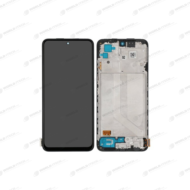 Ecran sur chassis Noir COMPATIBLE Xiaomi Redmi Note 10 4G / 10S