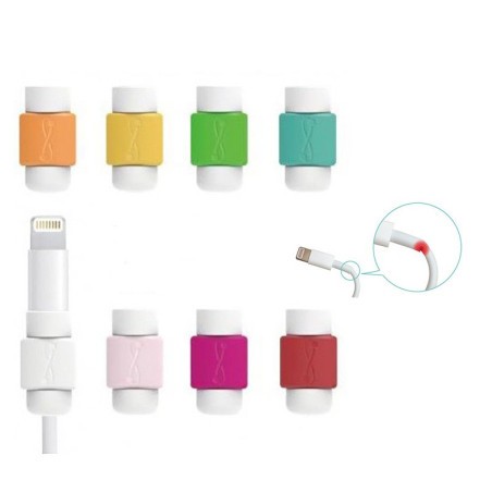 Protection renfort couleur réparation cable iPhone