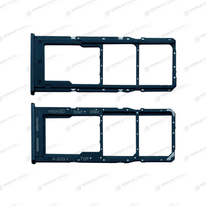Tiroir Noir Support Carte SIM et Carte Mémoire Samsung A04S SM-A047F GH98-47703A