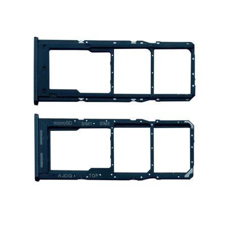 Tiroir Noir Support Carte SIM et Carte Mémoire Samsung A04S SM-A047F GH98-47703A