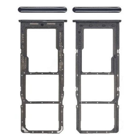 Tiroir Noir Support Carte SIM et Carte Mémoire Samsung A23 5G SM-A236B