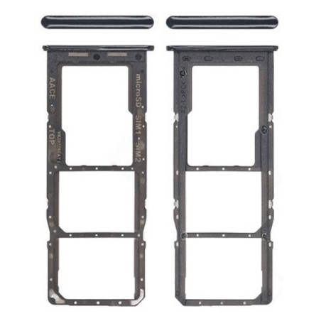 Tiroir Noir Support Carte SIM et Carte Mémoire Samsung A23 5G SM-A236B