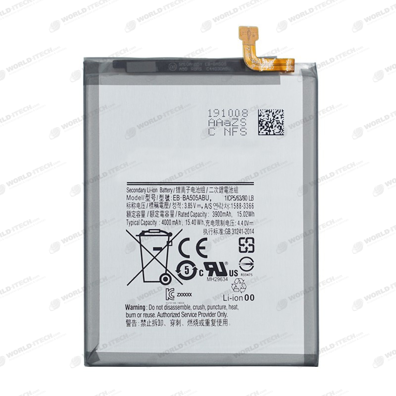 Batterie compatible Samsung A50 4000mAh GH82-19269A EB-BA505ABE