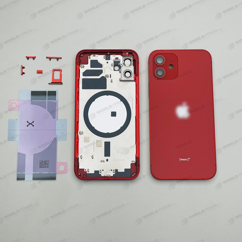 Chassis avec vitre arrière iPhone 12 - KIT OUTILS OFFERTS