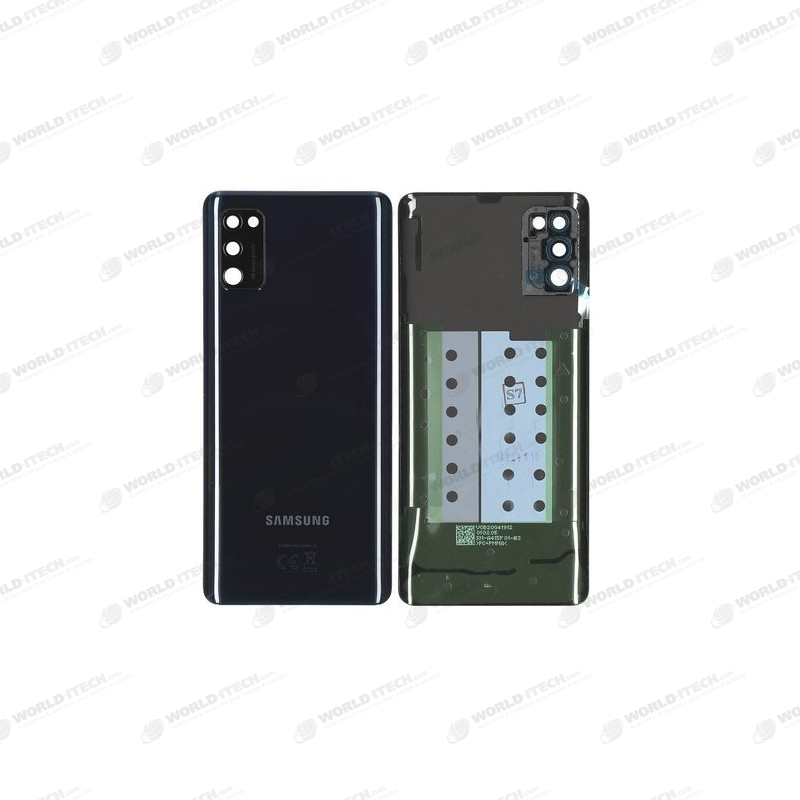 Vitre arrière Noir COMPATIBLE Samsung Galaxy A41 SM-A415F