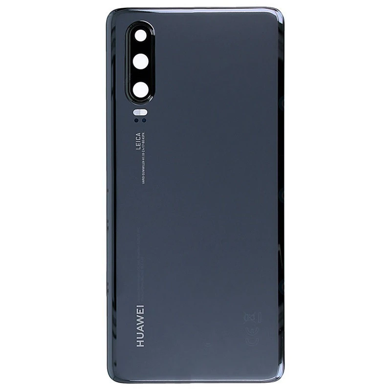 Vitre arrière noir COMPATIBLE Huawei P30 + Kit Outils OFFERT