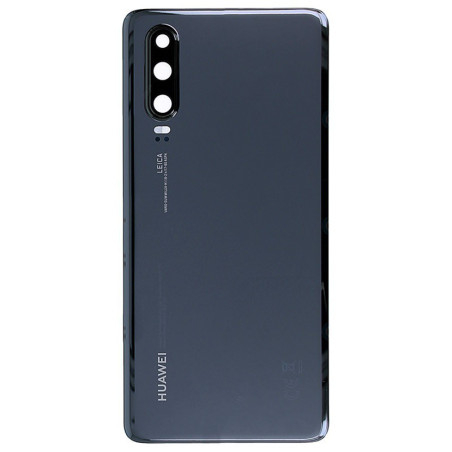 Vitre arrière noir COMPATIBLE Huawei P30 + Kit Outils OFFERT