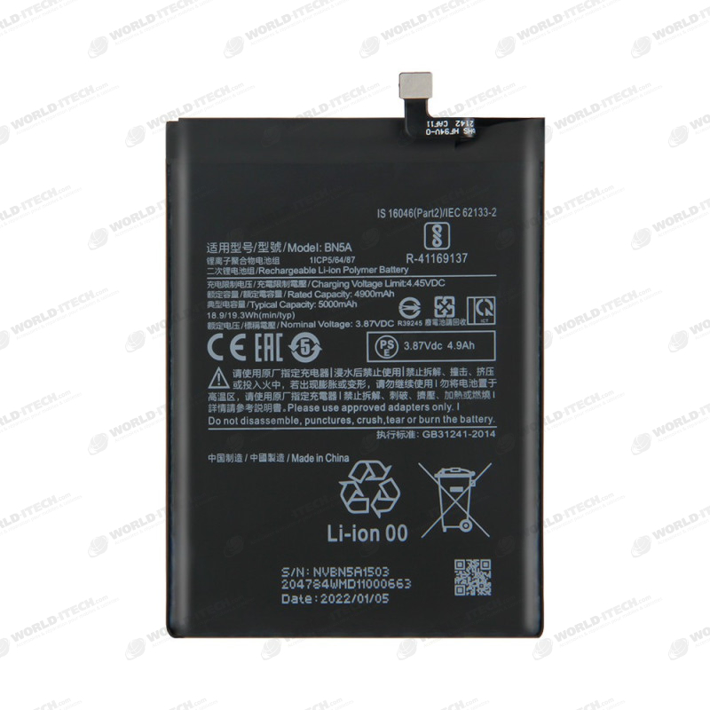 Batterie COMPATIBLE Xiaomi Redmi Note 10 5G BN5A