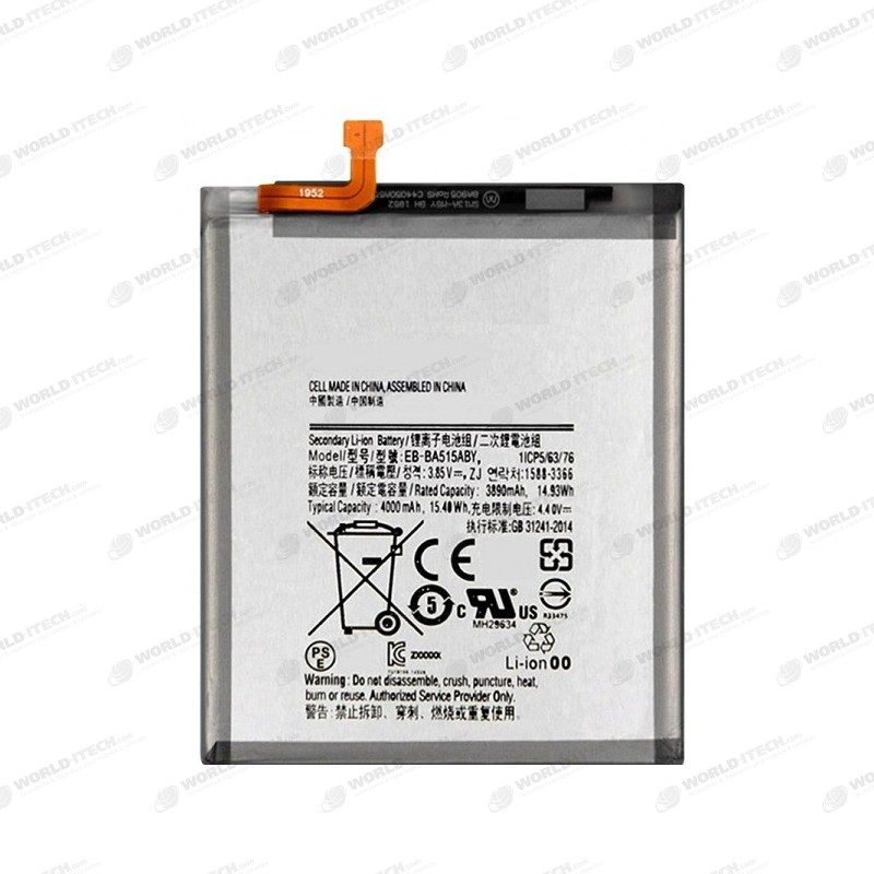 Batterie compatible Samsung A51 4000mAh EB-BA515ABY