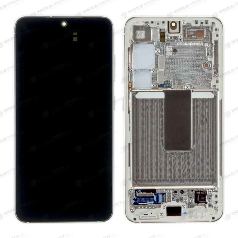 Ecran AMOLED ORIGINE Samsung creme S23 SM-S911B GH82-30481B