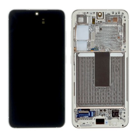 Ecran AMOLED ORIGINE Samsung creme S23 SM-S911B GH82-30481B