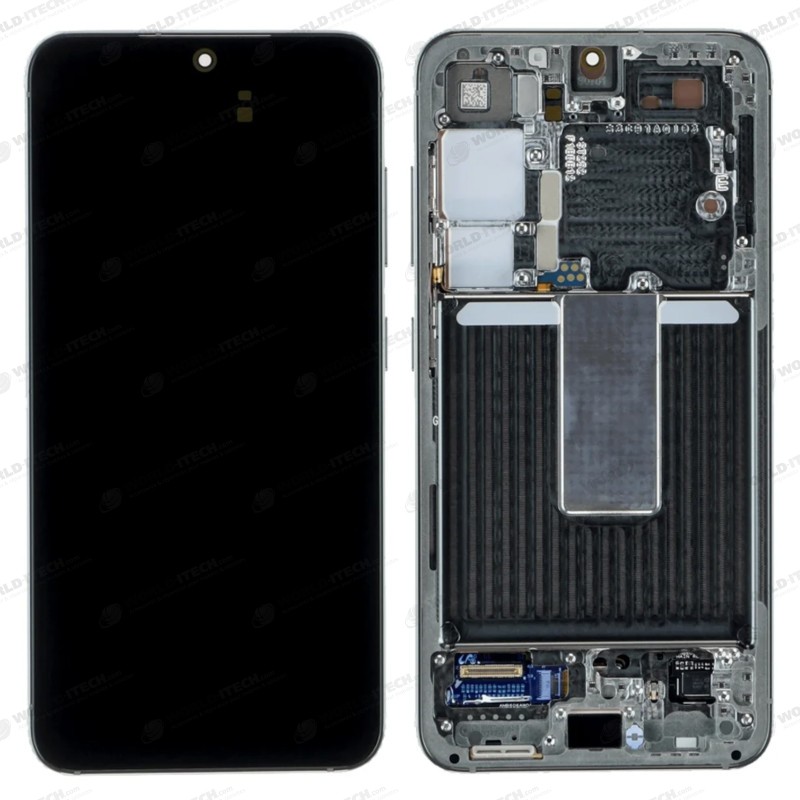 Ecran AMOLED ORIGINE Samsung vert lime S23+ SM-S916B GH82-30477A