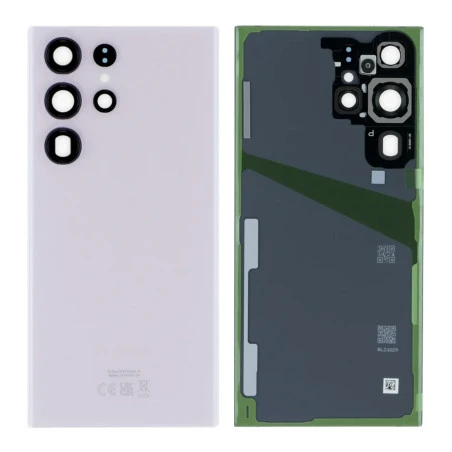 Vitre arrière lavande OFFICIELLE Samsung Galaxy S23 Ultra GH82-30400D S918B