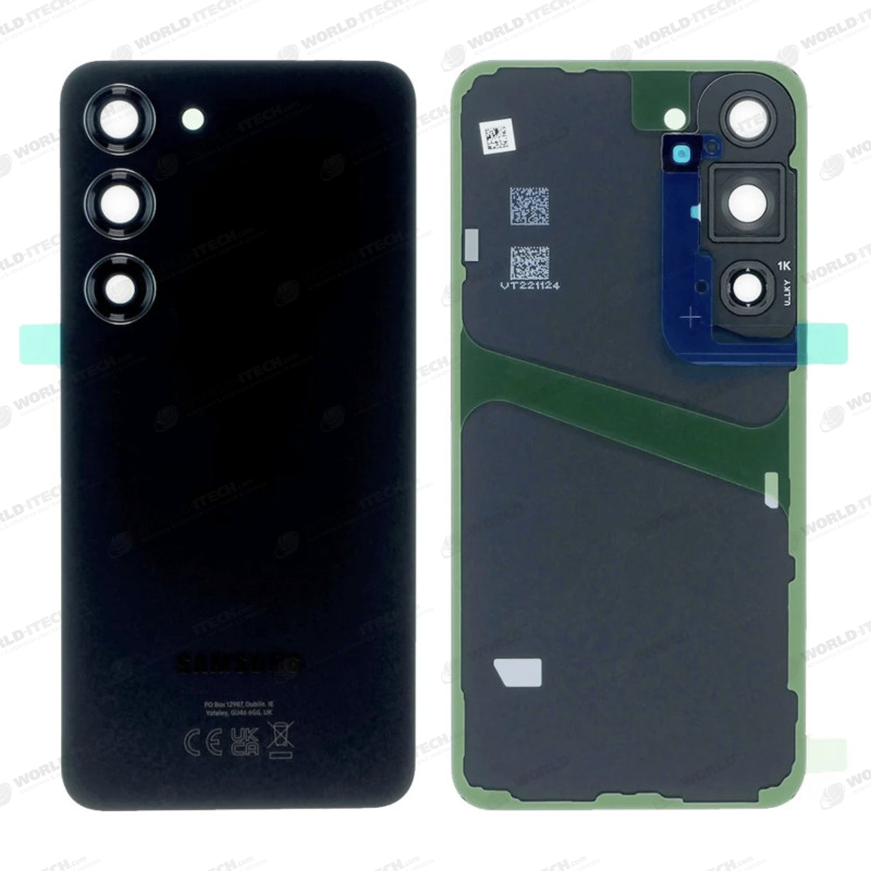 Vitre arrière noir OFFICIELLE Samsung Galaxy S23 GH82-30393A S911B
