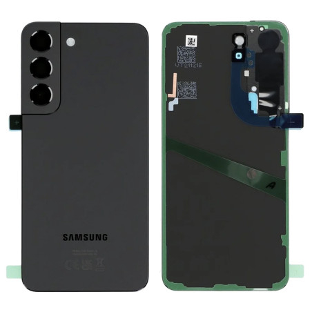Vitre arrière noir Phantom black COMPATIBLE Samsung Galaxy S22 SM-G901B