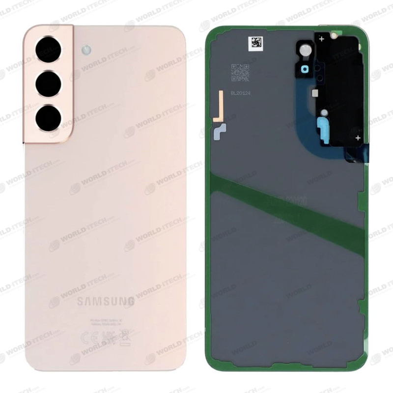 Vitre arrière rose COMPATIBLE Samsung Galaxy S22 SM-G901B