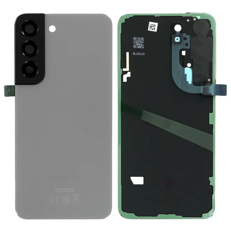 Vitre arrière gris COMPATIBLE Samsung Galaxy S22 SM-G901B