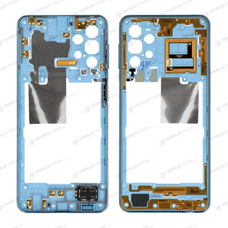 Chassis intermédiaire bleu OFFICIEL Samsung A32 5G SM-A326B GH97-25939C