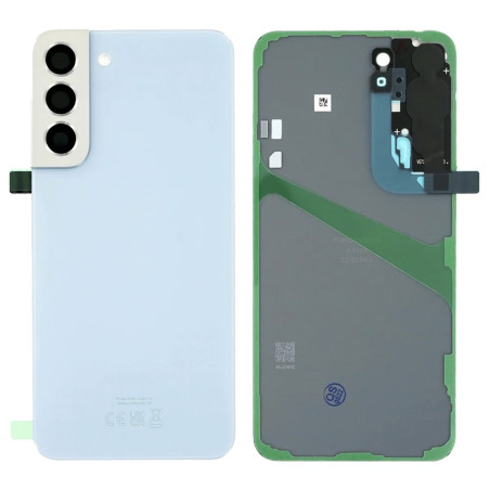 Vitre arrière bleu COMPATIBLE Samsung S22 Plus SM-G906