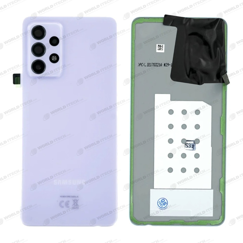 Vitre arrière violet OFFICIELLE Samsung Galaxy A52 SM-A525F / A526B GH82-25427C