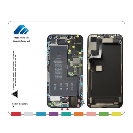 Patron aimanté guide range vis iPhone 13 Mini