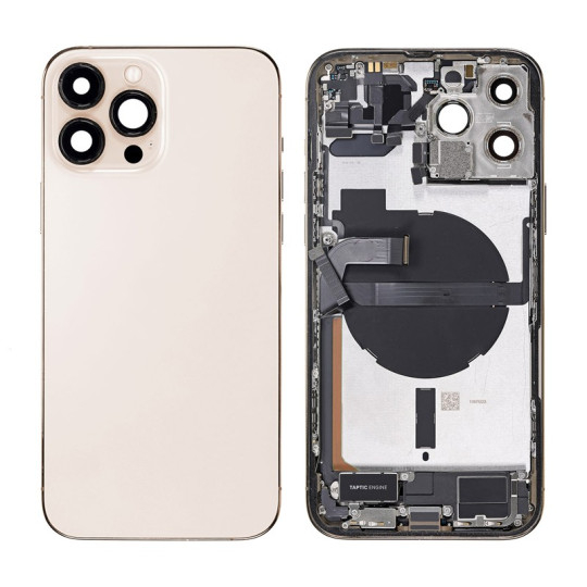 Châssis Arrière IPhone 13 Pro Max Prémonté Complet (Noir, Blanc, Or, Bleu, Vert)