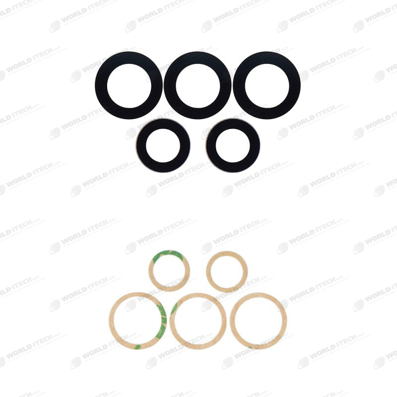 Lot 5 lentilles appareil photo Samsung A72 (SM-A725 / SM-A726)