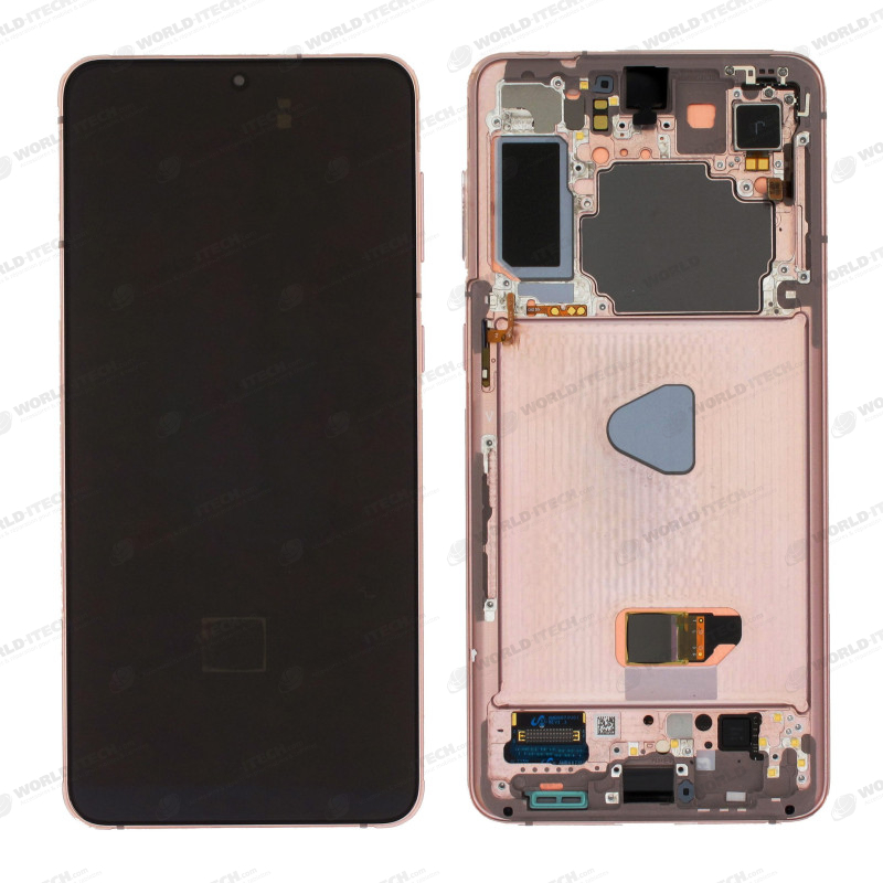 Ecran super AMOLED ORIGINE Samsung violet S21 PLUS SM-G996F  - Kit Outils service pack officiel GH82-24744B