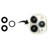 Lot 3 Lentilles remplacement vitre appareil photo iPhone 15 Pro Max