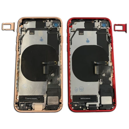 Chassis vitre arrière complet prémonté iPhone 8 - KIT OUTILS OFFERTS