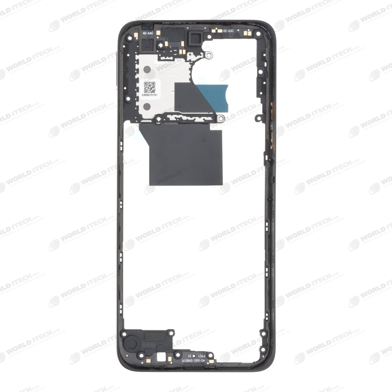 Chassis intermédiaire noir ORIGINE Xiaomi Redmi 12 4G
