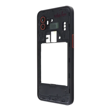 Chassis intermediaire noir ORIGINE Samsung Xcover 6 Pro (SM-G736)