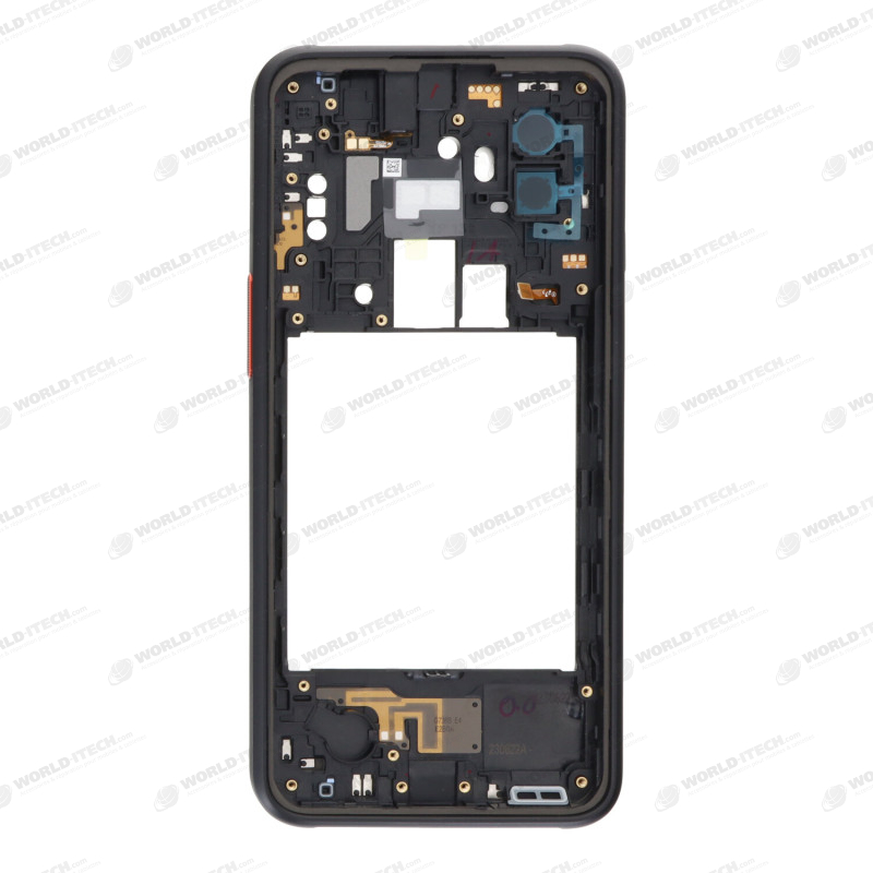 Chassis intermediaire noir ORIGINE Samsung Xcover 6 Pro (SM-G736)