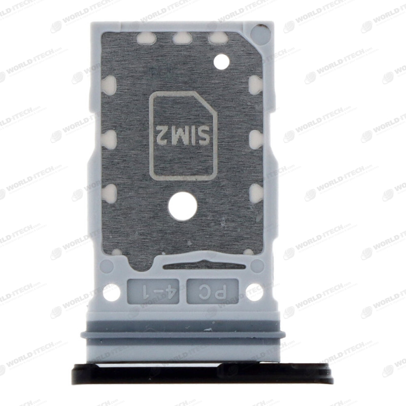 Tiroir Double SIM Noir ORIGINE Samsung S22 / S22+