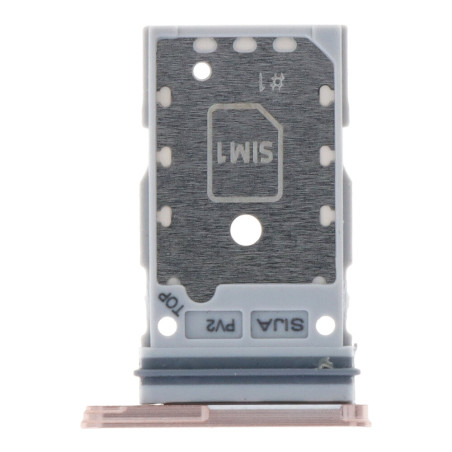 Tiroir Double SIM Rose ORIGINE Samsung S22 / S22+