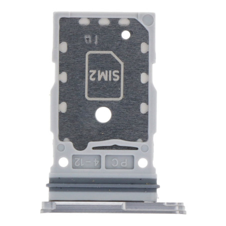 Tiroir Double SIM Blanc ORIGINE Samsung S22 / S22+