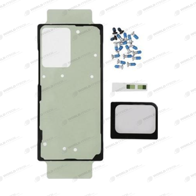 Kit adhésif vitre arrière + visserie OFFICIEL Samsung Note 20 Ultra