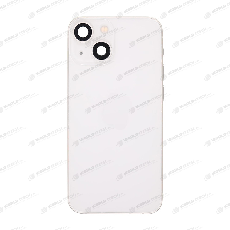 Chassis nu avec vitre arrière Blanc iPhone 13 Mini