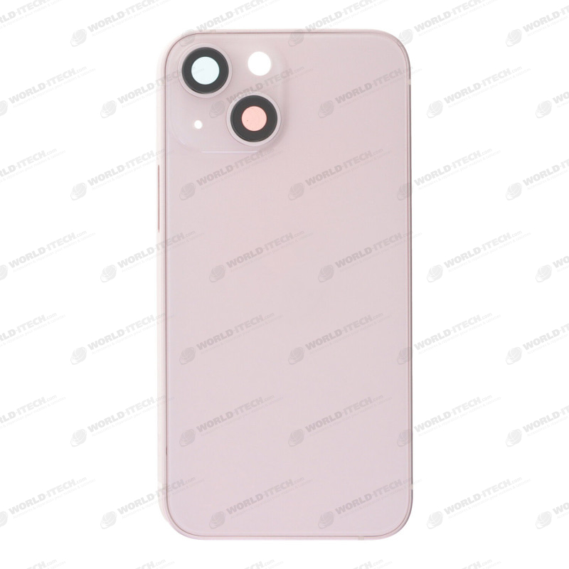 Chassis nu avec vitre arrière Rose iPhone 13 Mini