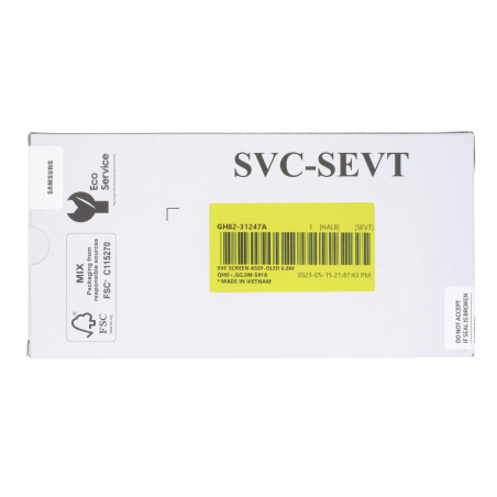 Ecran sans chassis Samsung S23 Ultra OFFICIEL SM-S918