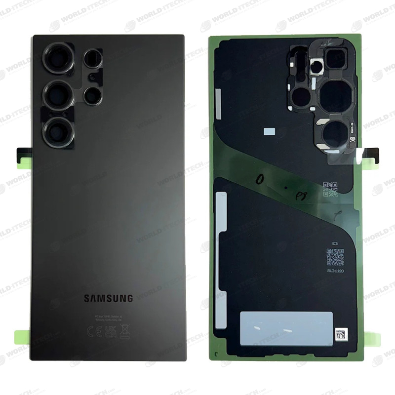 Vitre arrière Samsung S24 Ultra Noir Titane OFFICIELLE (S928) GH82-33349B