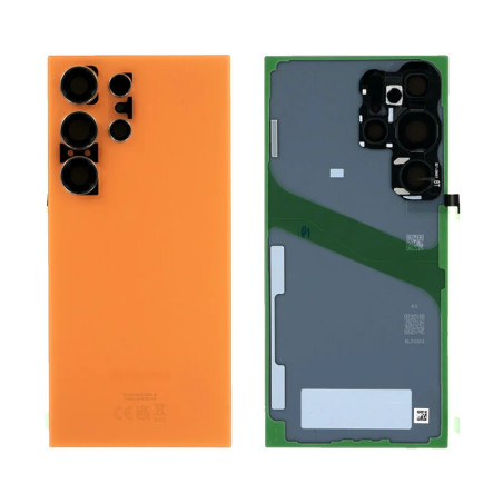 Vitre arrière Samsung S24 Ultra Orange Titane OFFICIELLE (S928) GH82-33349G