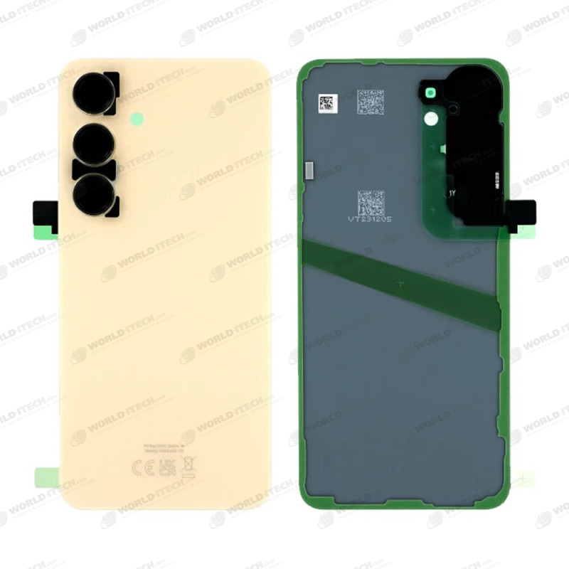 Vitre arrière Samsung S24 Jaune Ambre OFFICIELLE (S921) GH82-33101D